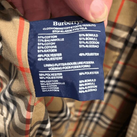 Burberry London Trench coat Nova Check Vintage Woman 44 US Liner Double Breasted - Picture 11 of 16